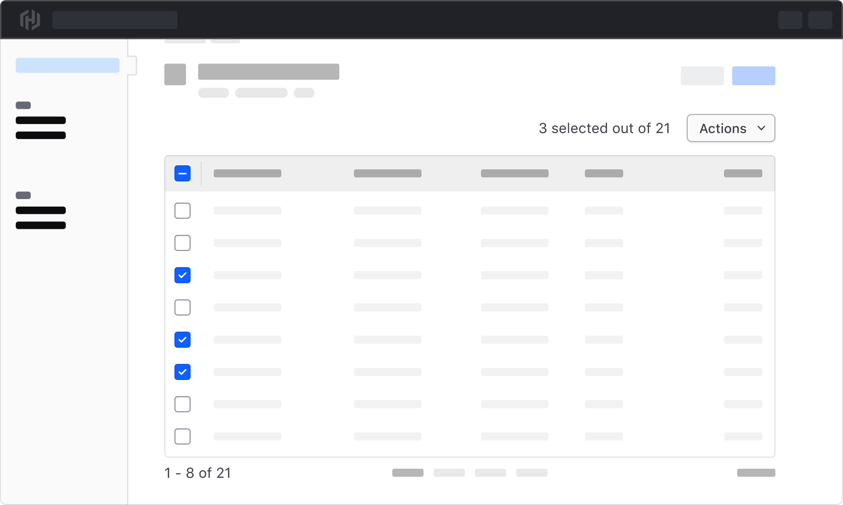 Multi-select with a Filter Pattern
